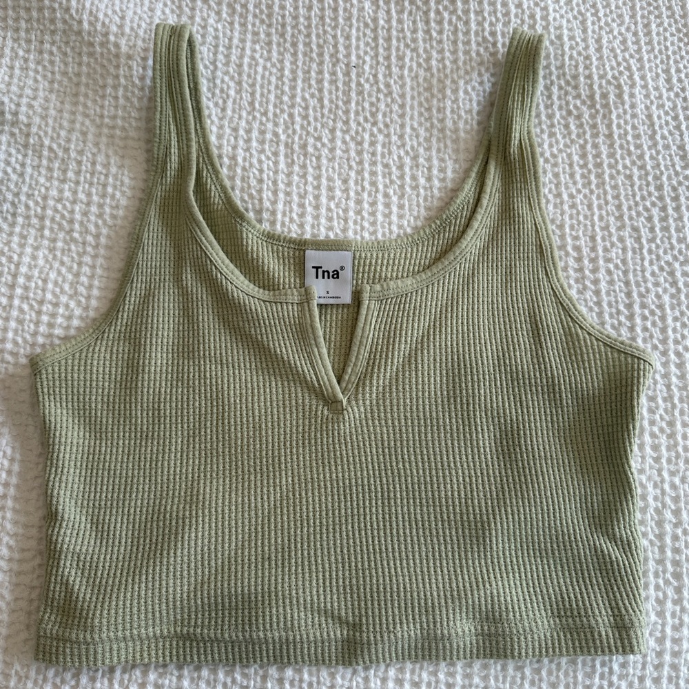 Green Aritzia tank top